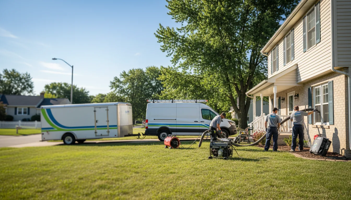 Flooded Basement Restoration And Cleanup With Repair in Stratton, OH near me